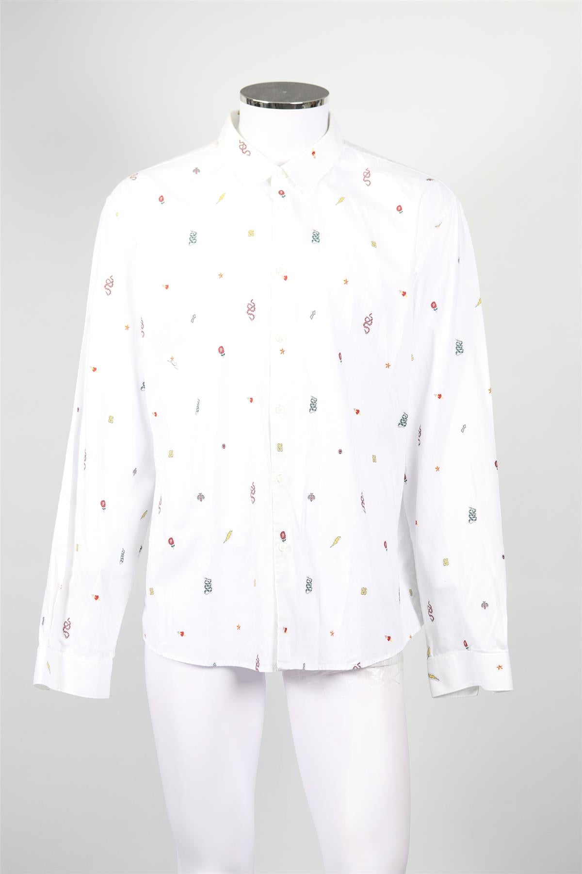 GUCCI MEN'S COTTON SHIRT IT 46 UK/US CHEST 36