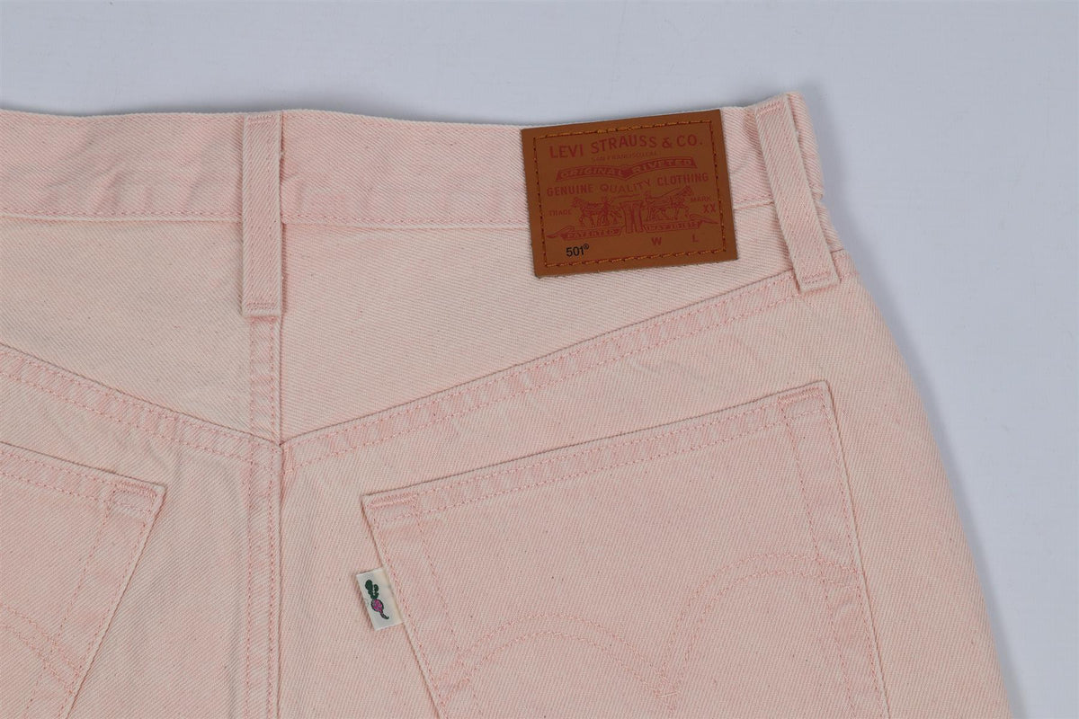 LEVI'S HIGH RISE DENIM SHORTS W28 UK 10