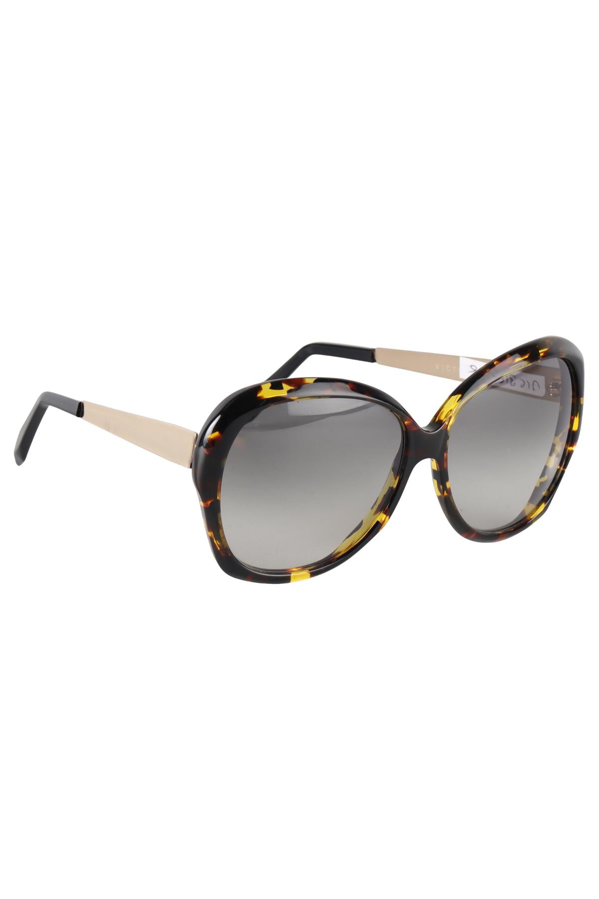 VICTORIA BECKHAM ROUND FRAME ACETATE SUNGLASSES ONE SIZE