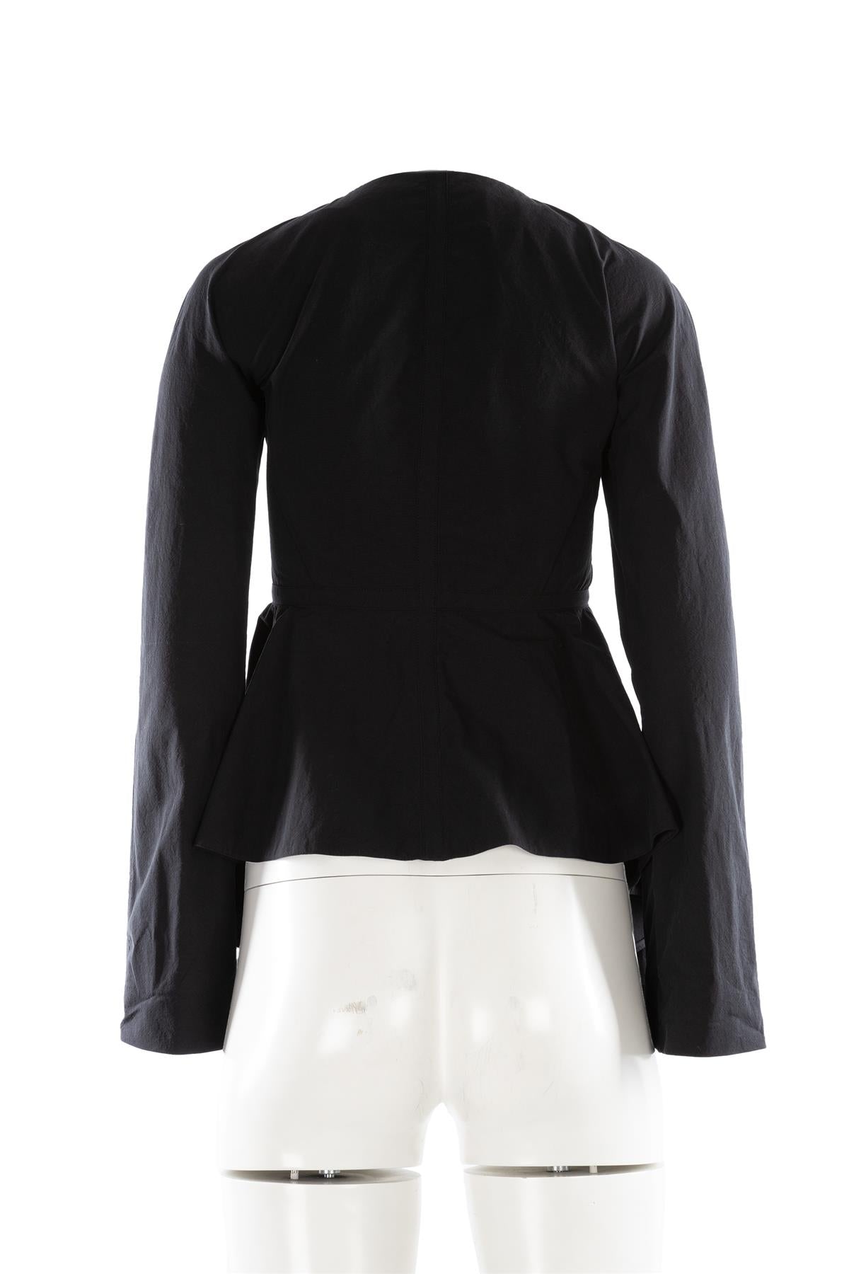 MARNI BLACK COTTON JACKET IT 38 UK 6