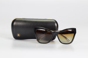 CHANEL CAT EYE ACETATE SUNGLASSES