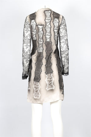BOTTEGA VENETA BLACK SILK DRESS IT 42 UK 10