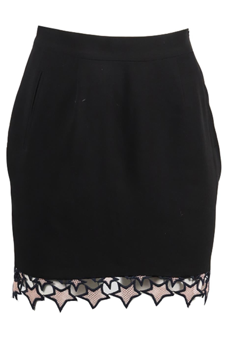 FLEUR DU MAL SILK MINI SKIRT US 2 UK 6