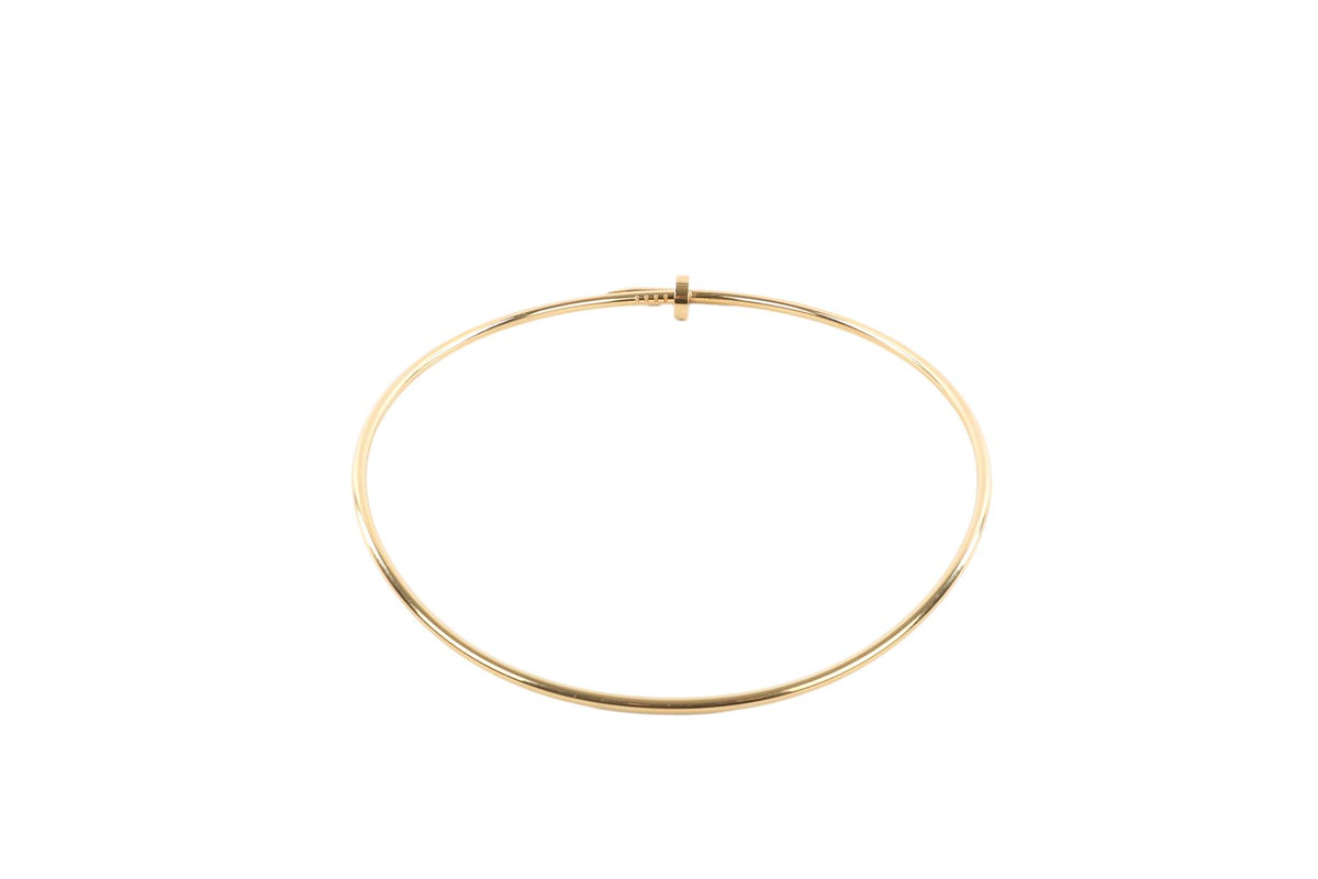 CARTIER GOLD JUSTE UN CLOU SMALL YELLOW GOLD NECKLACE 29 CM