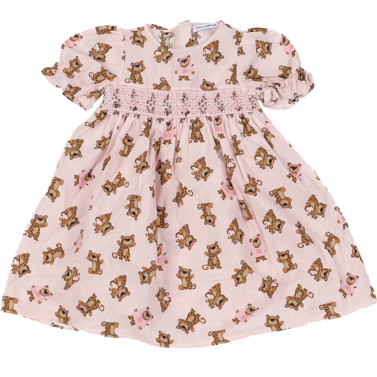 DOLCE & GABBANA PINK BABY GIRLS DRESS AND BLOOMERS SET 9-12 MONTHS