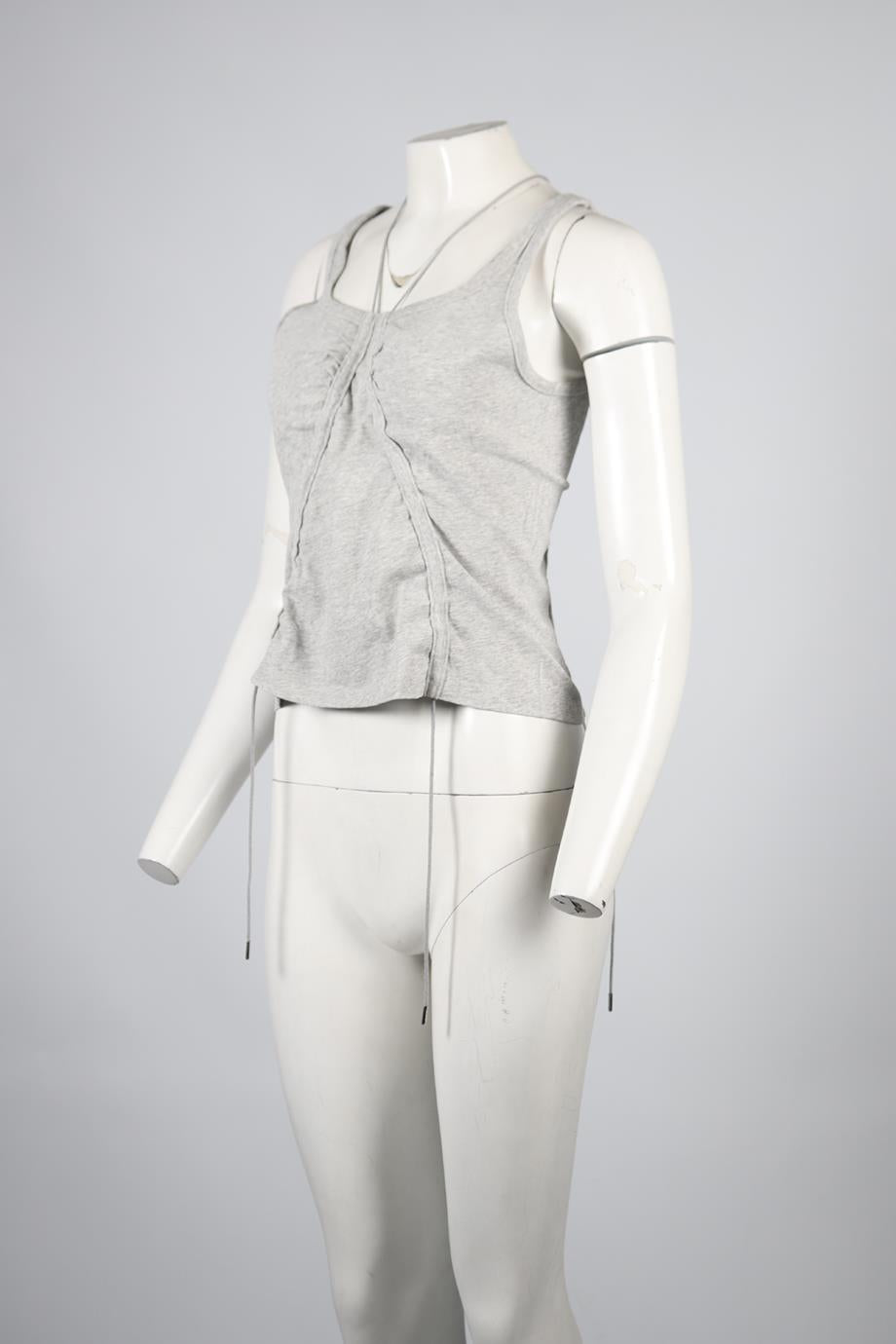 T BY ALEXANDER WANG COTTON TOP XSMALL