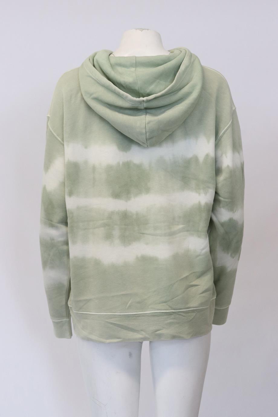 WSLY TIE DYED COTTON JERSEY HOODIE SMALL