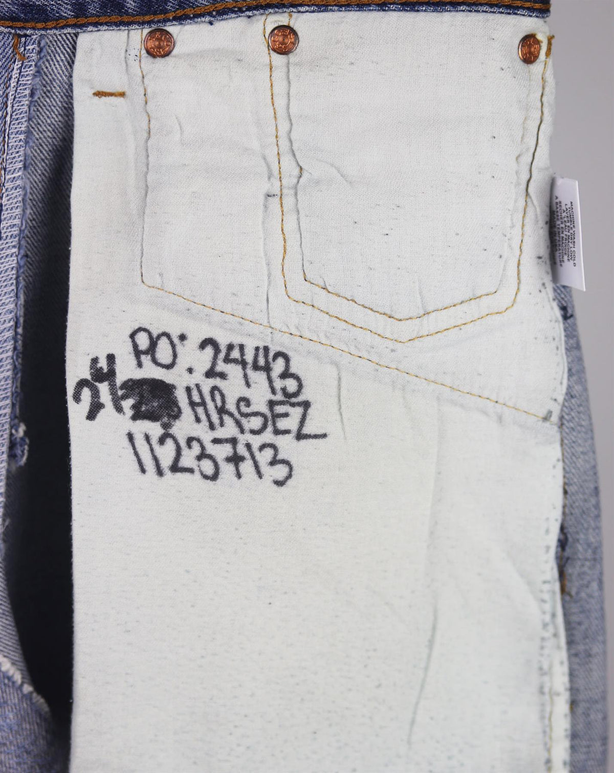 RE/DONE DISTRESSED HIGH WAISTED DENIM SHORTS W24 UK 6