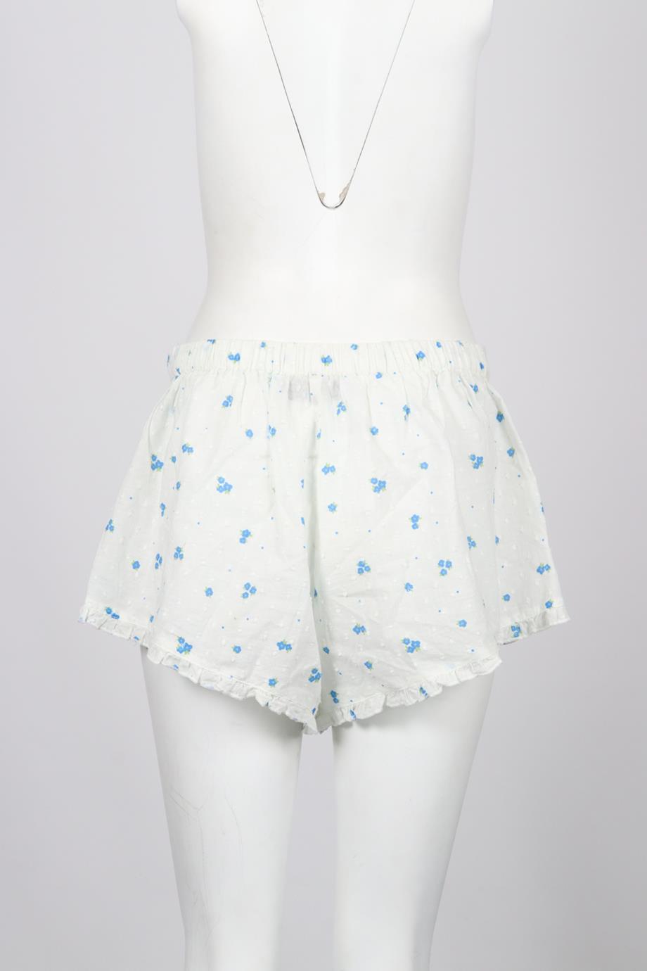 RIXO FLORAL PRINTED COTTON SHORTS UK 10