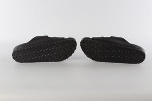 BIRKENSTOCK BLACK RUBBER SANDALS EU 38 UK 5 US 8