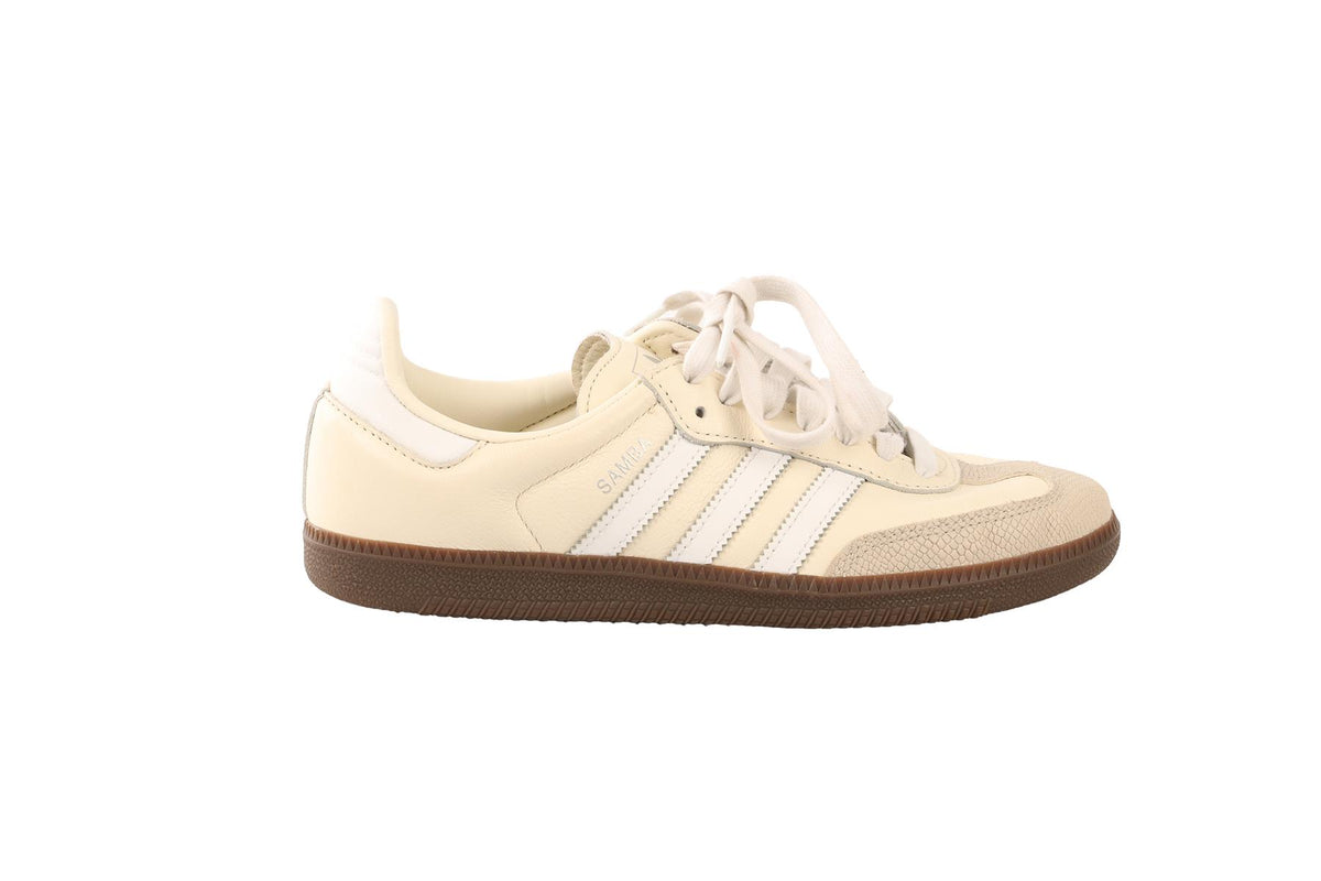 ADIDAS ECRU SAMBA CREAM SNEAKERS EU 39.5 UK 6 US 7.5