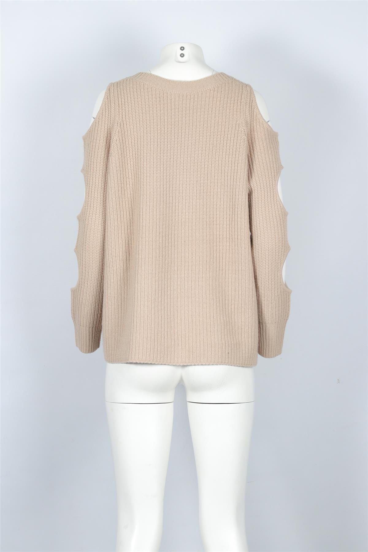 ZOE JORDAN BEIGE CASHMERE SWEATER MEDIUM-LARGE