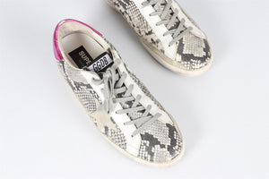 GOLDEN GOOSE DELUXE BRAND GREY SUPERSTAR LEATHER SNEAKERS EU 40 UK 7 US 10