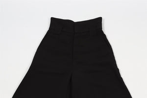 FENDI BLACK CREPE WIDE LEG PANTS IT 38 UK 6