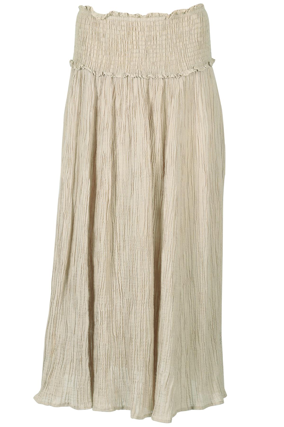 ZIMMERMANN GREEN COTTON MAXI SKIRT SMALL