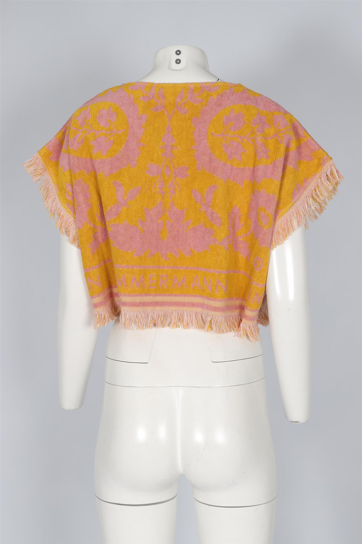 ZIMMERMANN YELLOW COTTON TOP UK 14