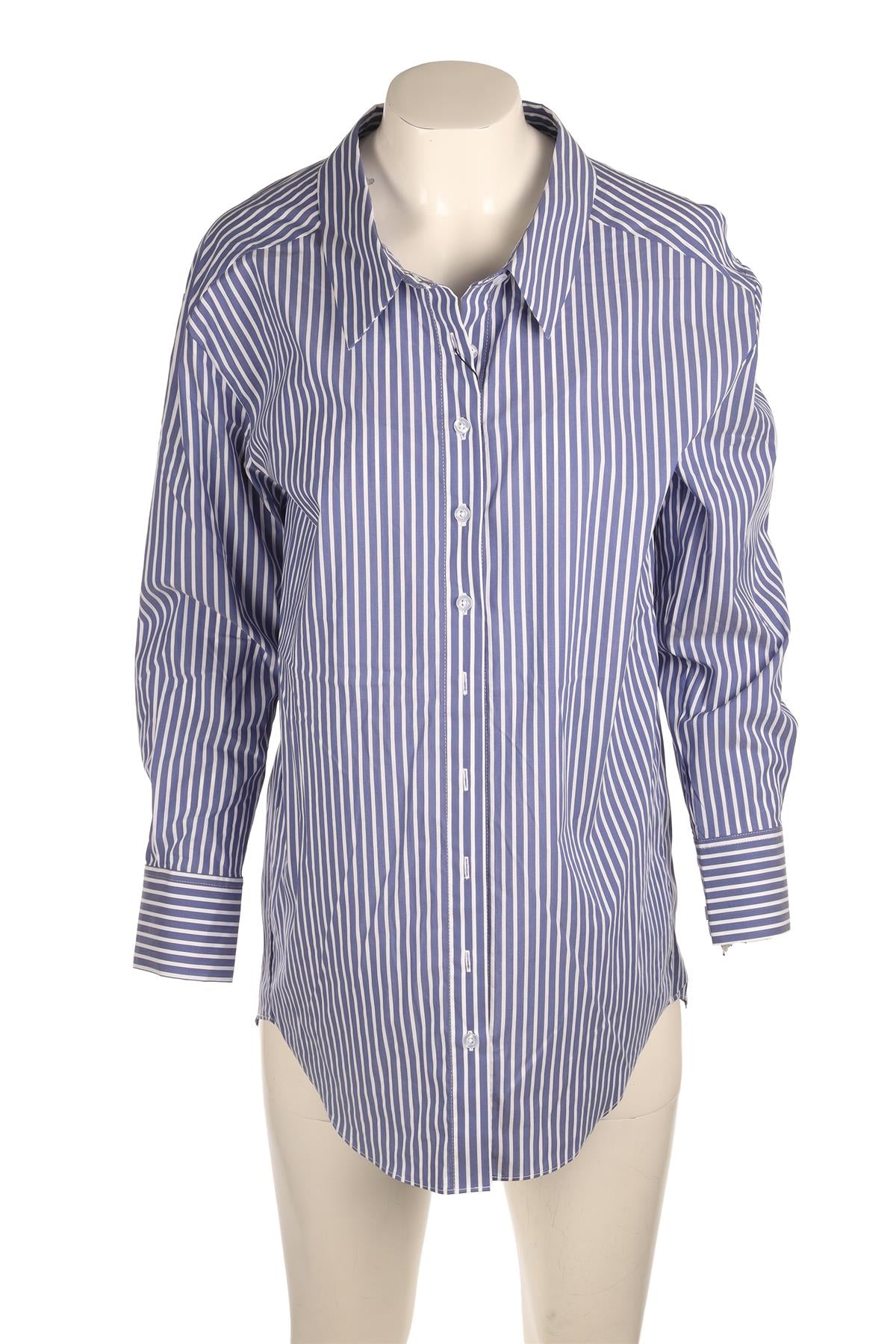 L'ACADEMIE BLUE COTTON SHIRT XSMALL