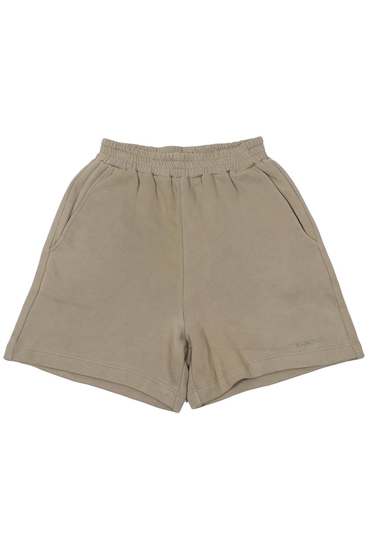 SABLYN GREEN COTTON SHORTS SMALL