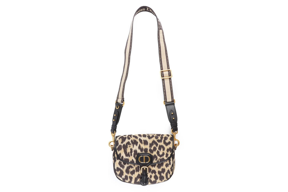 CHRISTIAN DIOR BLACK 2022 BOBBY MEDIUM CANVAS SHOULDER BAG