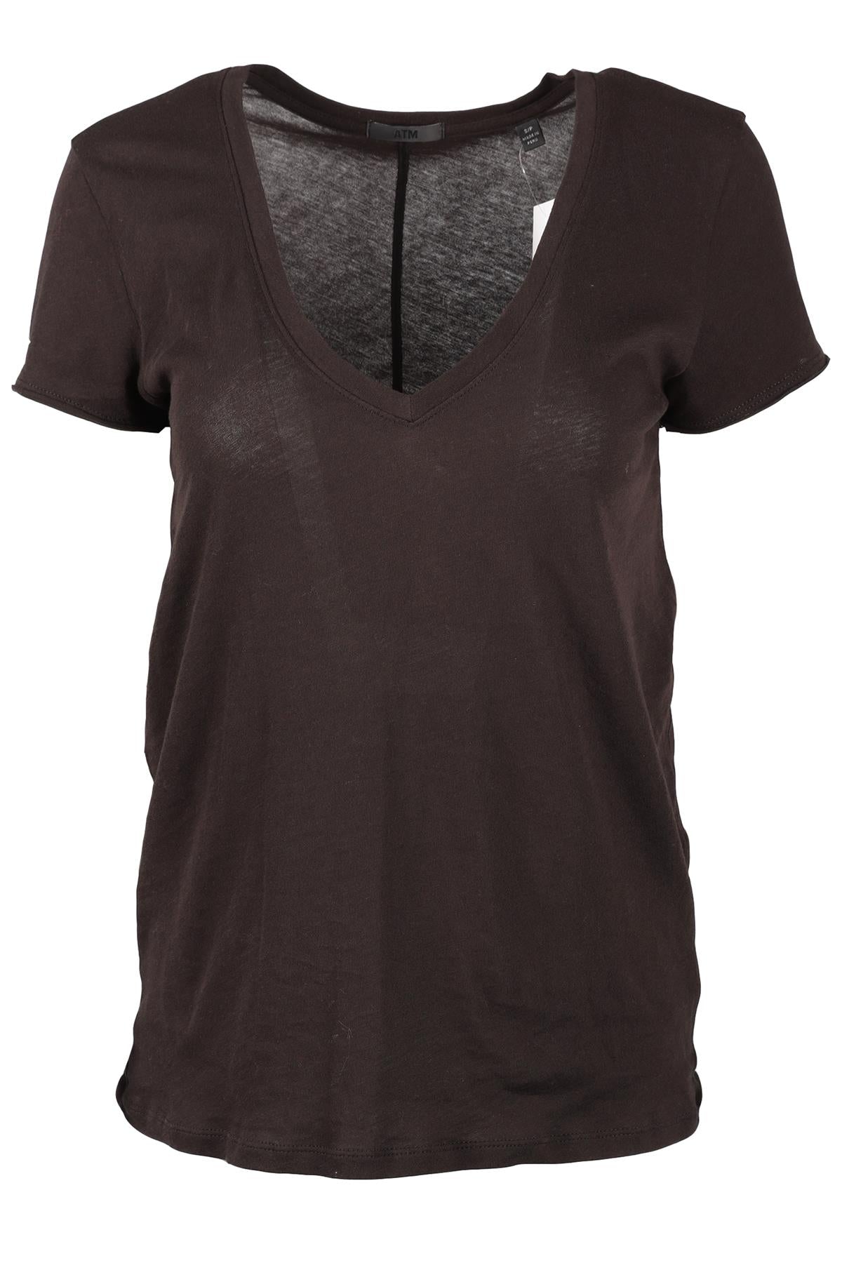 ATM BLACK COTTON T-SHIRT SMALL