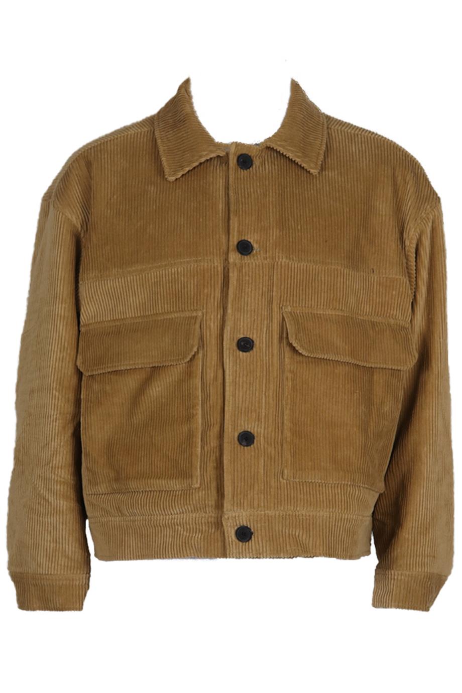 FRAME MEN'S CORDUROY COTTON BLEND JACKET MEDIUM
