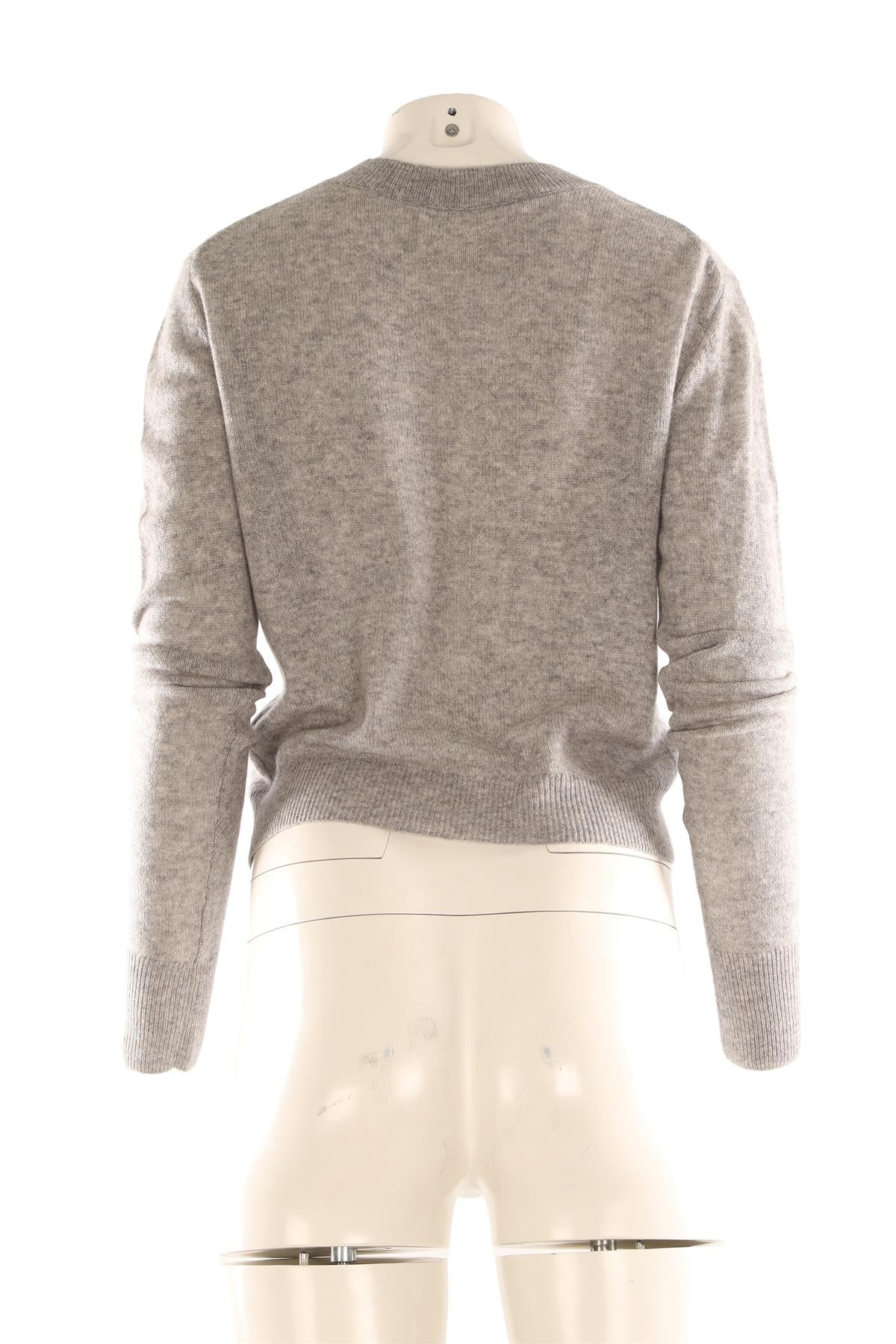 ETERNE GREY CASHMERE SWEATER MEDIUM-LARGE