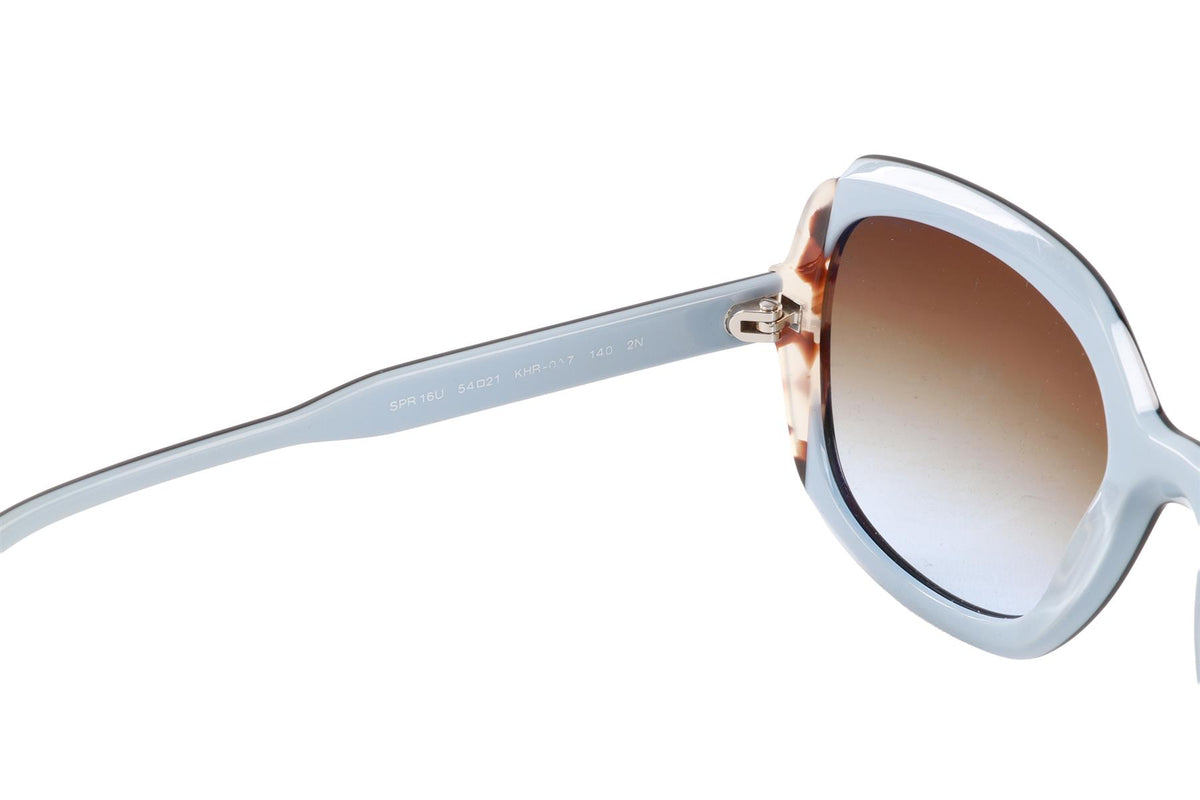 PRADA BLACK SQUARE FRAME ACETATE SUNGLASSES