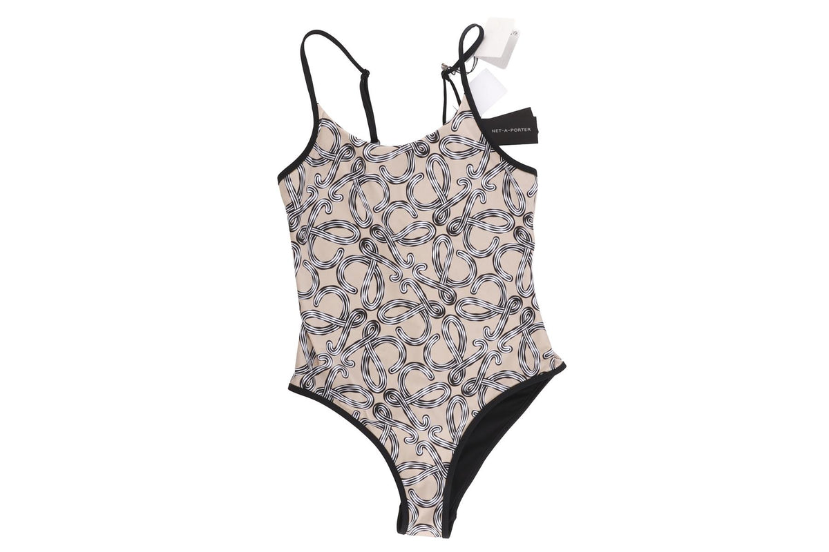 LOEWE + PAULA'S IBIZA BEIGE ONE PIECE SWIMSUIT LARGE