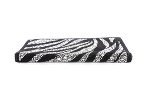 ROBERTO CAVALLI BLACK SUEDE CLUTCH