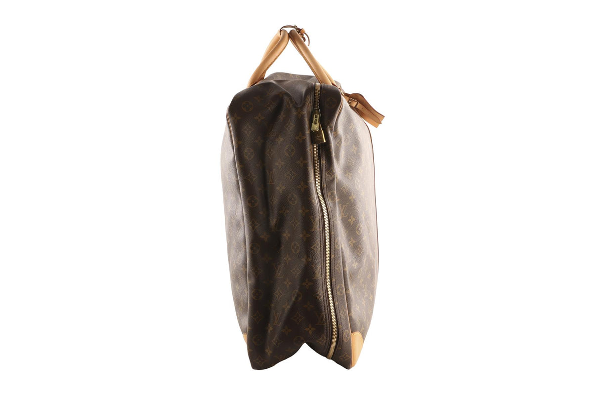 LOUIS VUITTON BROWN 2002 SIRIUS 70 MONOGRAM COATED CANVAS SUITCASE