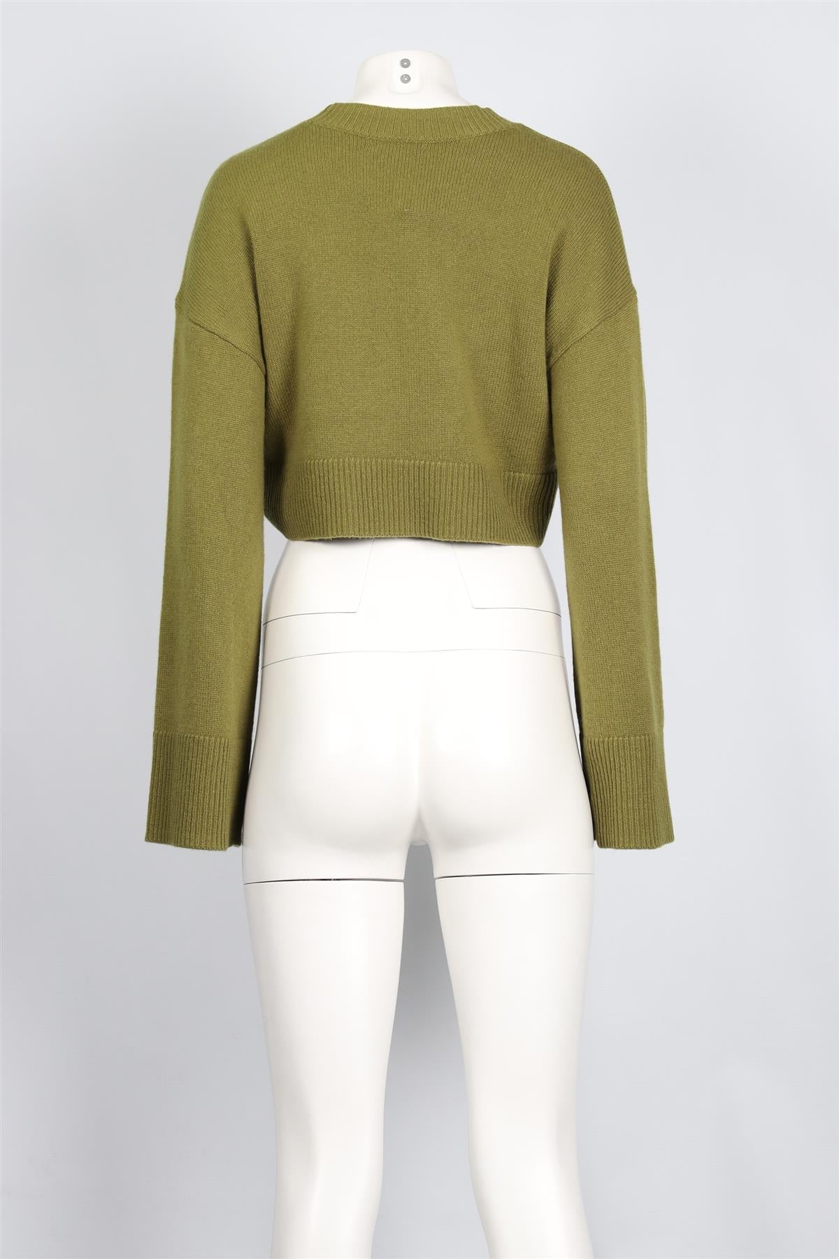 REFORMATION GREEN CASHMERE SWEATER SMALL