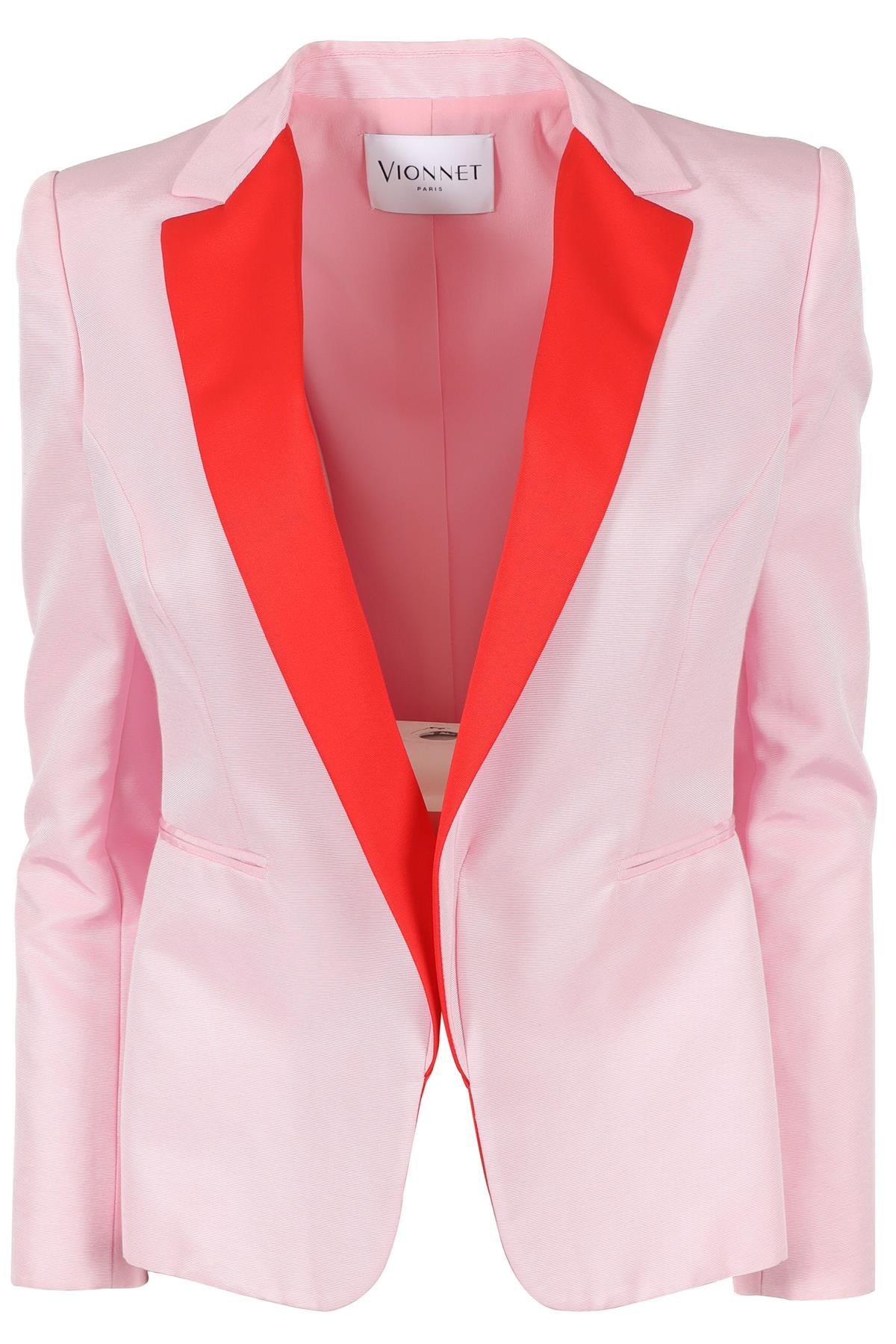 VIONNET PINK COTTON BLAZER IT 42 UK 10