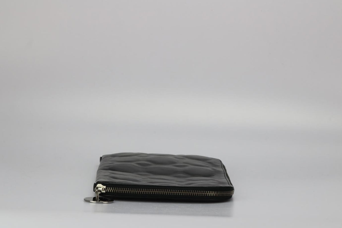 STELLA MCCARTNEY OVERSIZED FAUX LEATHER CLUTCH