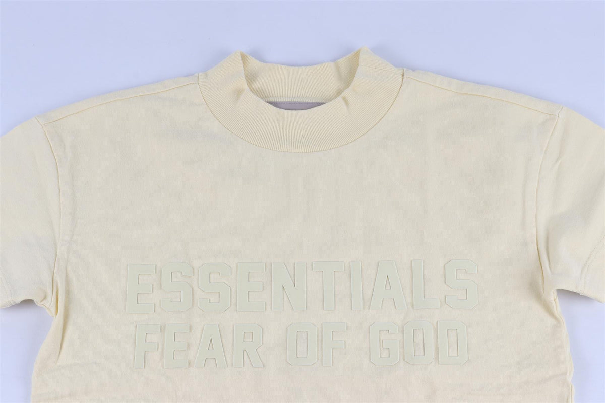 ESSENTIALS YELLOW KIDS BOYS T-SHIRT 6-7 YEARS