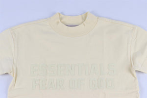 ESSENTIALS YELLOW KIDS BOYS T-SHIRT 6-7 YEARS