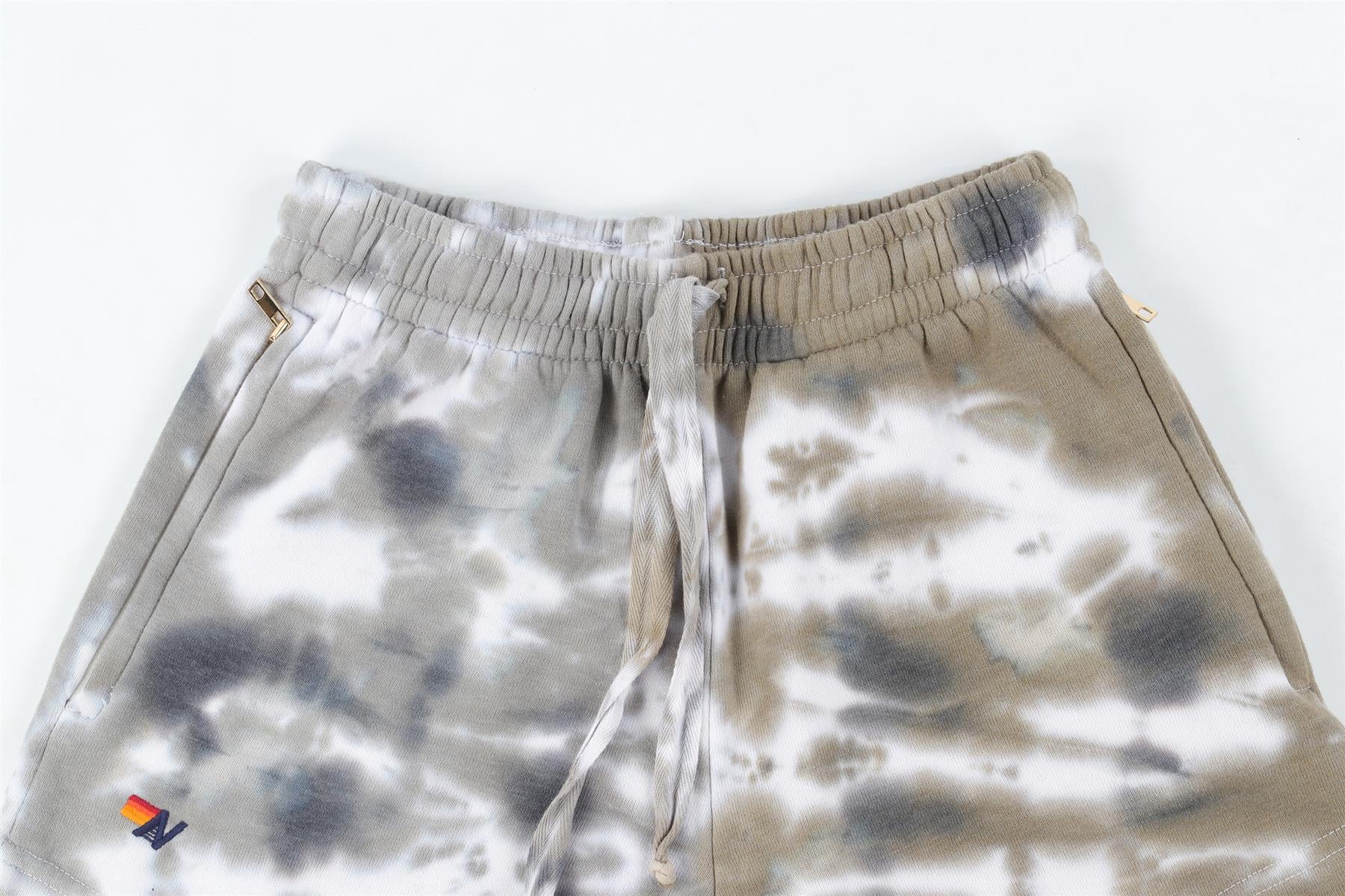 AVIATOR NATION GREEN COTTON SHORTS LARGE