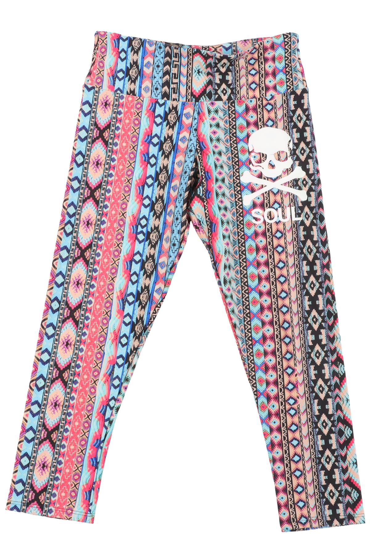 SOUL CYCLE MULTI JERSEY LEGGINGS MEDIUM/LARGE