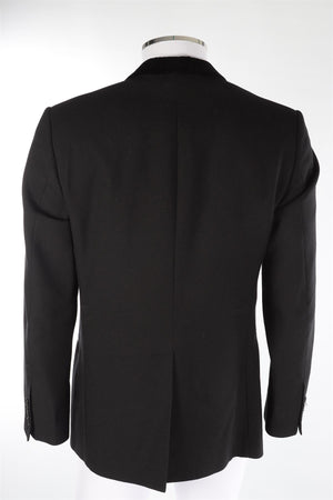 DOLCE & GABBANA BLACK MEN'S MARTINI WOOL BLAZER IT 50