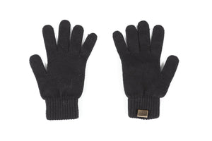 THAT'S A HAT BLACK CASHMERE BLEND GLOVES XLARGE