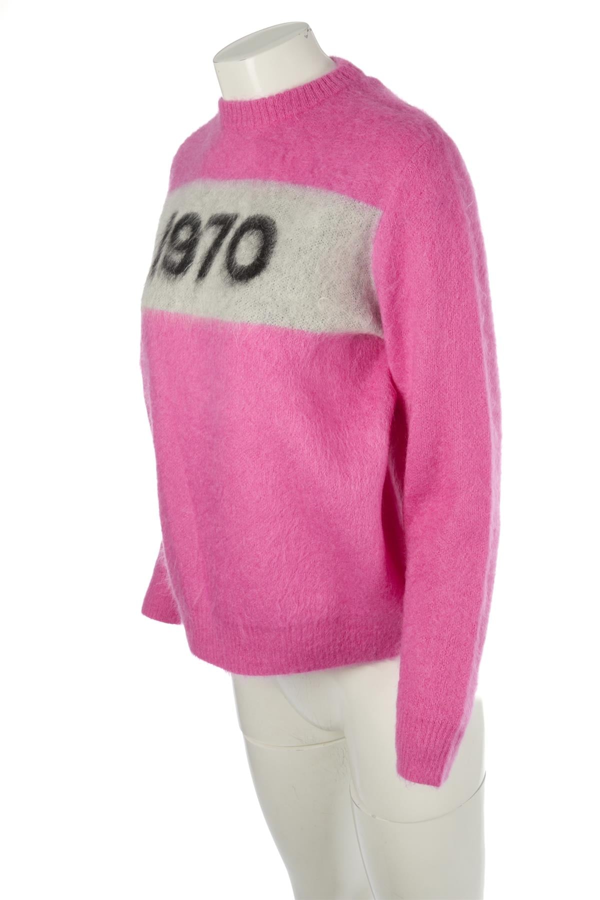 BELLA FREUD PINK MOHAIR SWEATER XSMALL