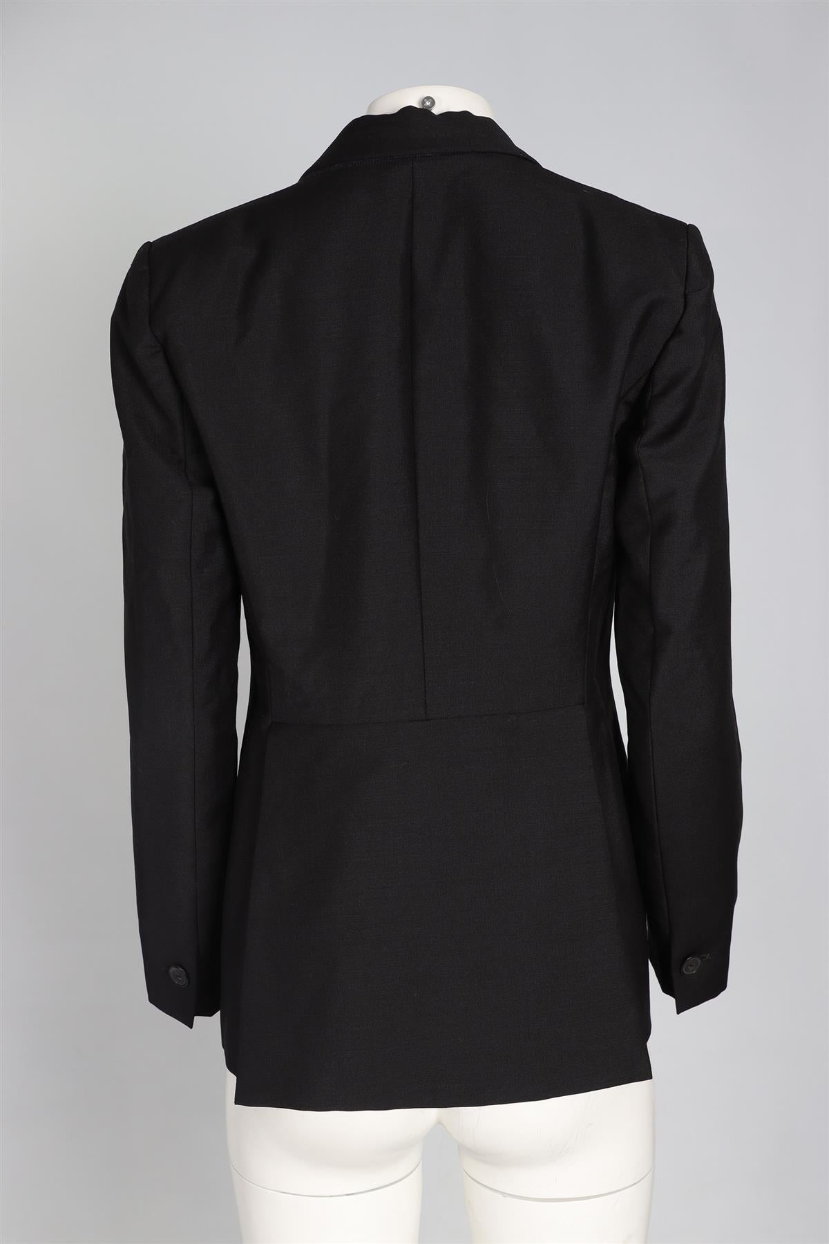 ACNE STUDIOS BLACK WOOL BLAZER EU 38 UK 10