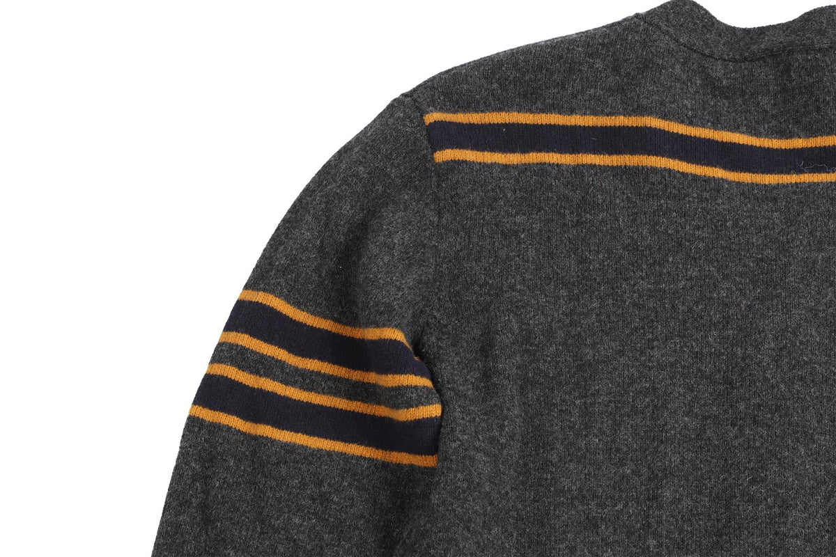 BONPOINT GREY TEEN BOYS CARDIGAN 14 YEARS