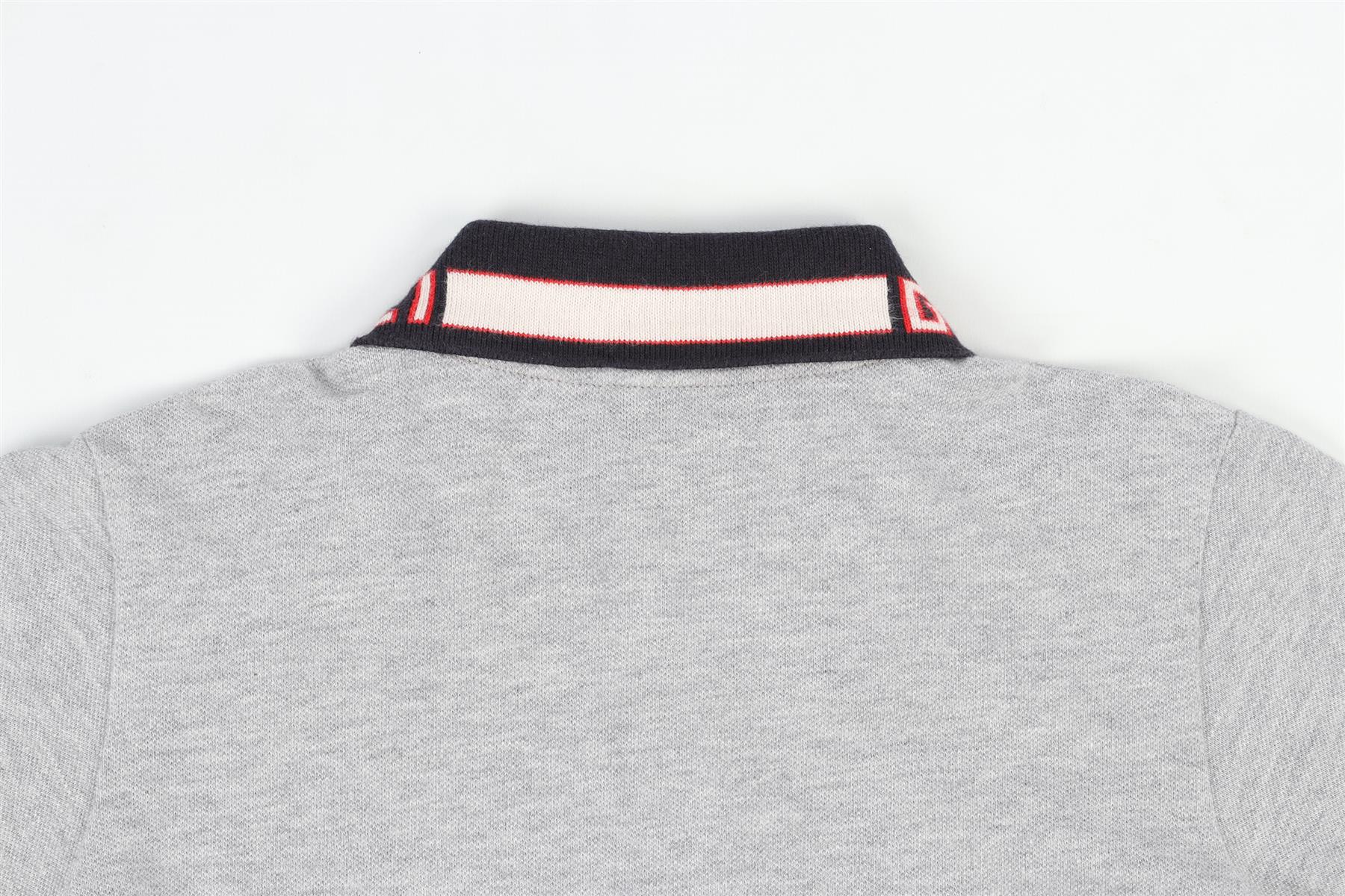 GUCCI GREY KIDS BOYS POLO SHIRT 8 YEARS