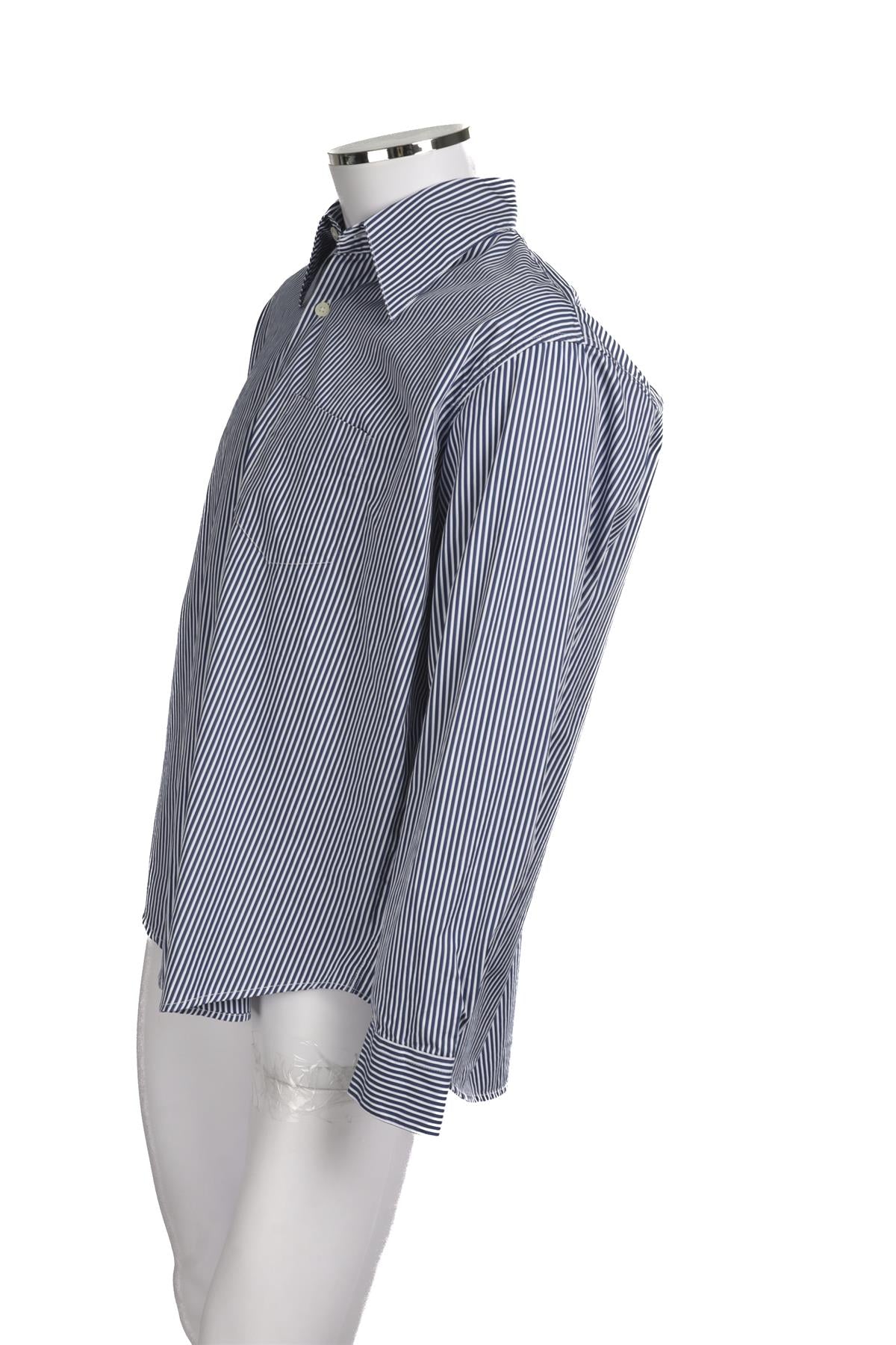OUR LEGACY BLUE MENS COTTON SHIRT IT 46 UK 36