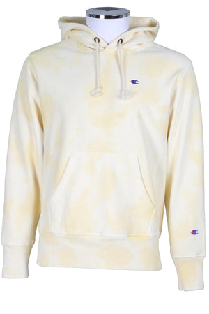 CHAMPION YELLOW COTTON MENS HOODIE MEDIUM