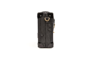 LOUIS VUITTON BLACK 2017 PETITE MALLE EPI LEATHER CLUTCH