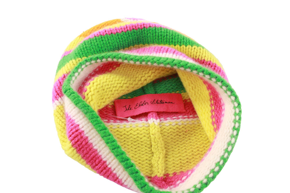 MULTI CASHMERE BEANIE