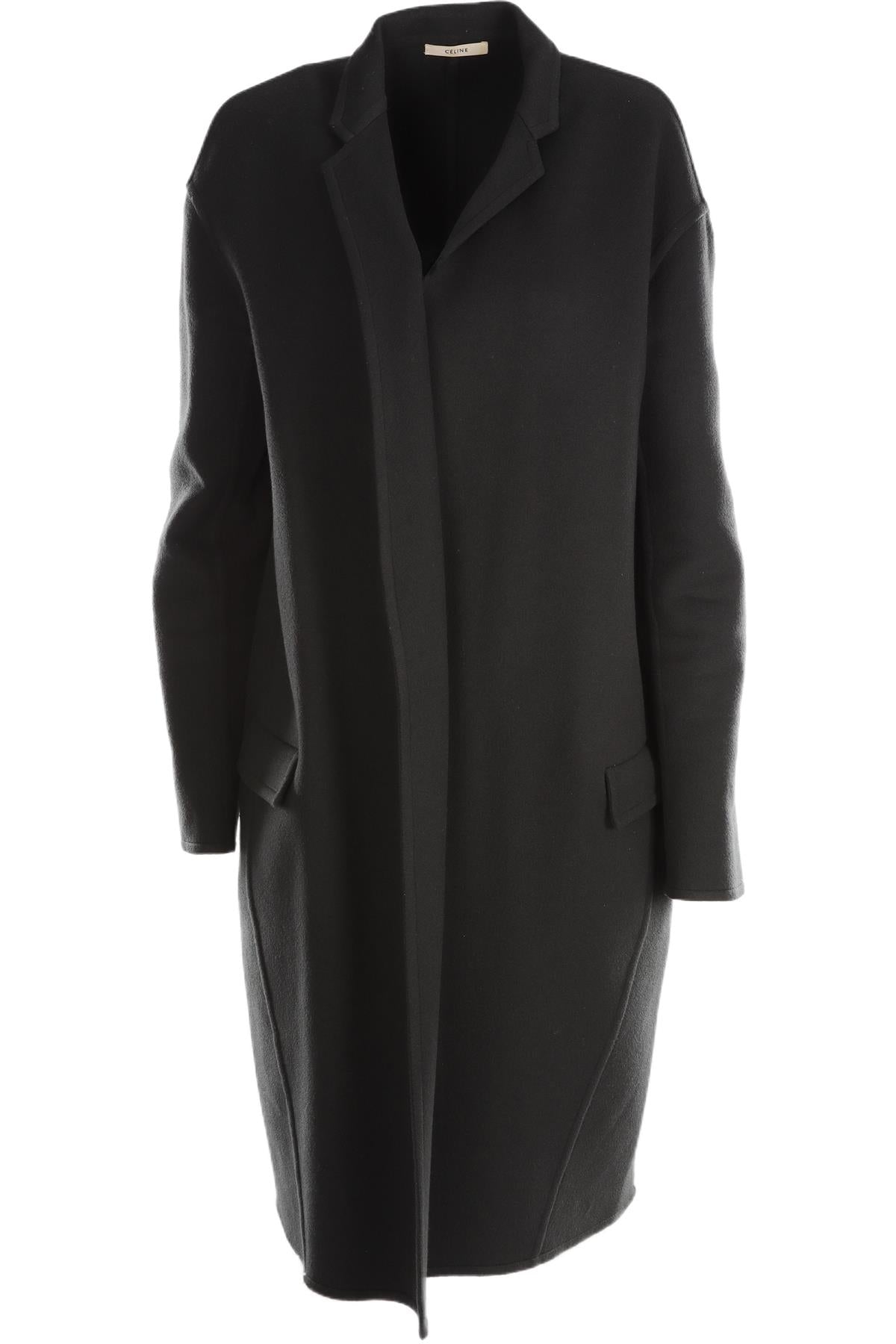CELINE GREEN CASHMERE COAT FR 40 UK 12