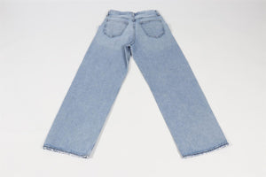 AGOLDE BLUE WIDE LEG JEANS W 24 UK 6