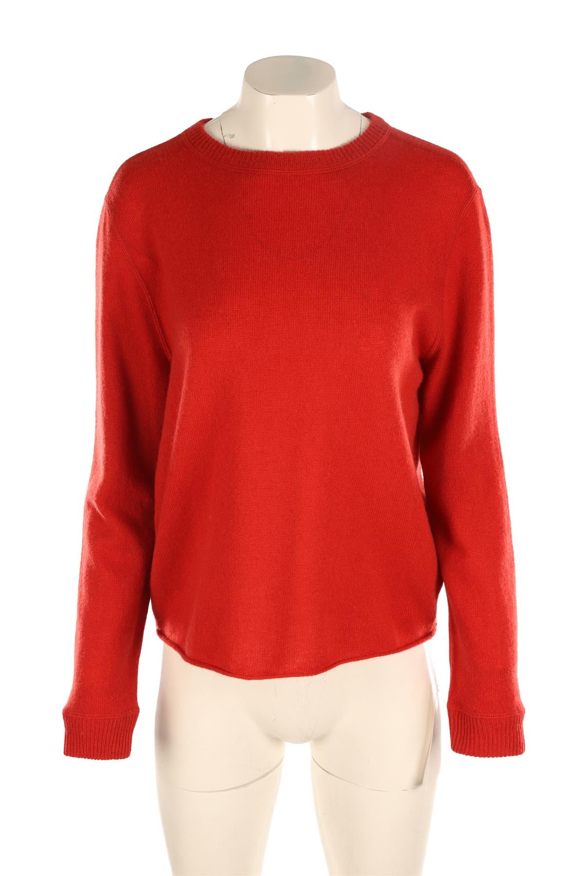 REFORMATION RED CASHMERE SWEATER XSMALL